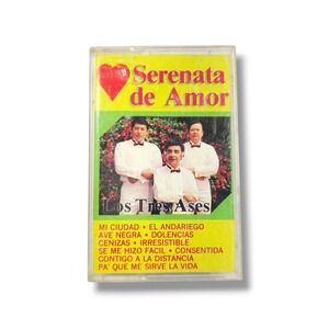 Los 3 Ases "Serenata De Amor" Vintage Cassette Tape Latin Tejano